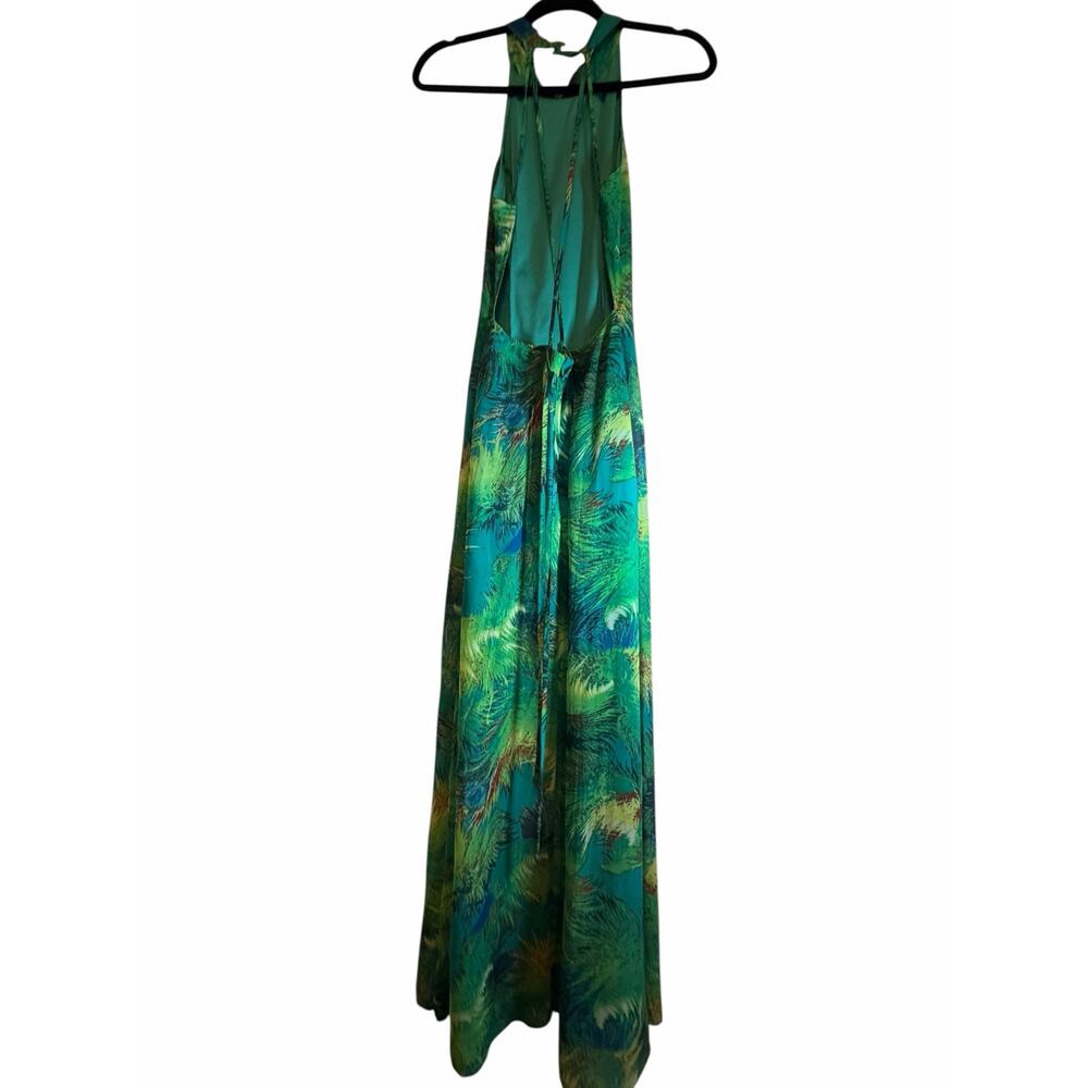 Lulus Tropic of Discussion Green Tropical Print Maxi Dress - Size M - Picture 4 of 7
